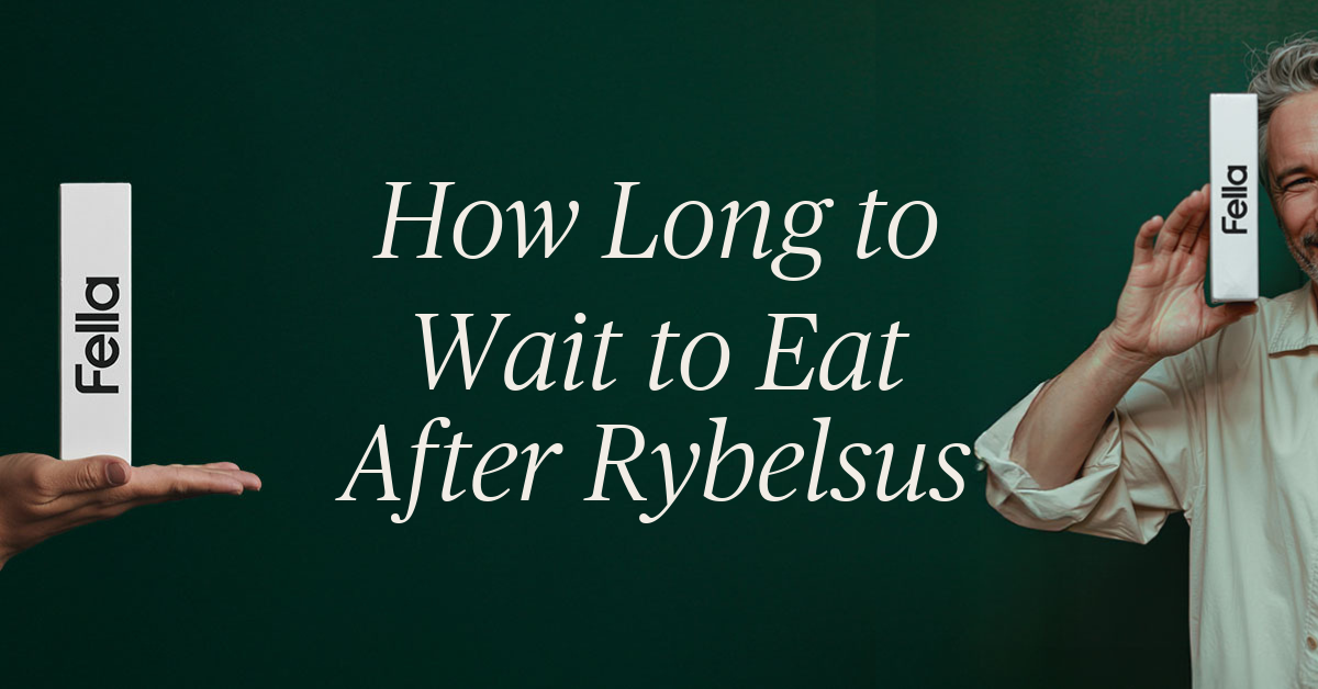 how long can you wait to eat after taking rybelsus
