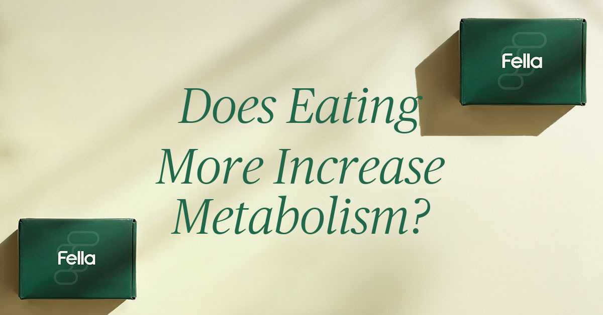 does eating more increase metabolism
