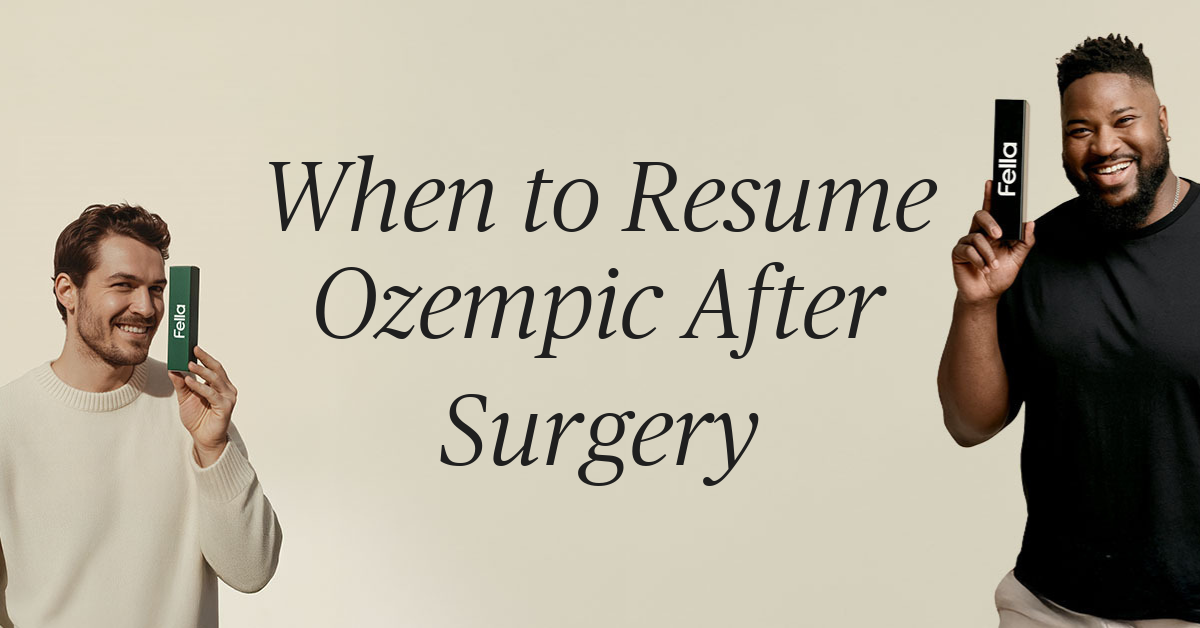 when to resume ozempic after surgery