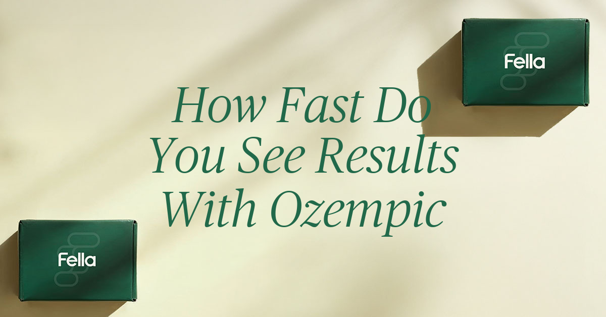 how fast do you see results with ozempic