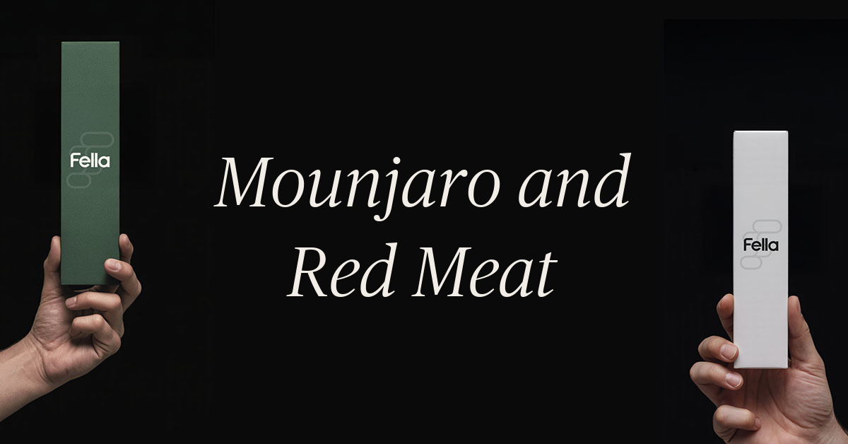 mounjaro and red meat