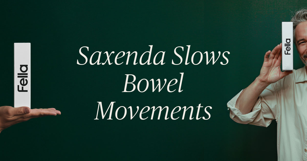 saxenda slows bowel movements
