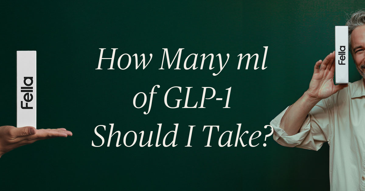 how many ml of glp 1 should i take