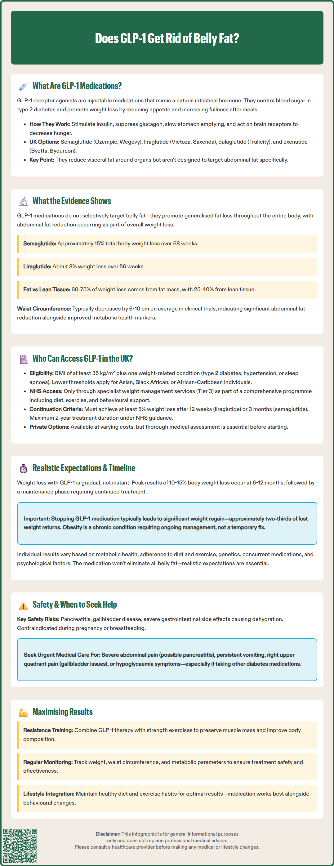 does glp 1 get rid of belly fat