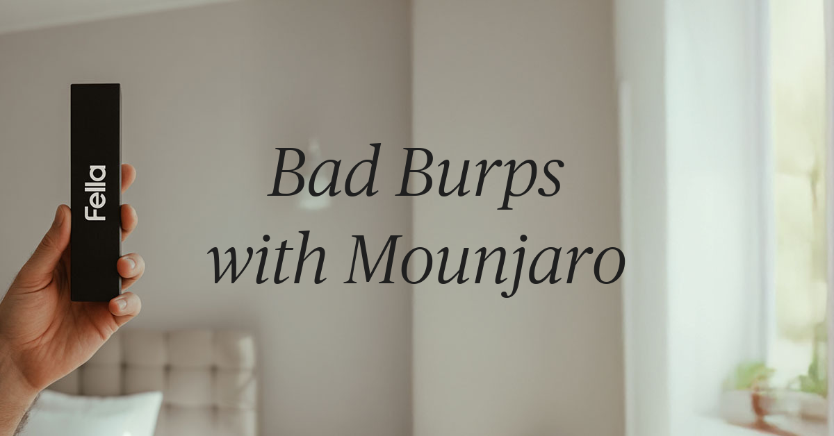 bad burps with mounjaro