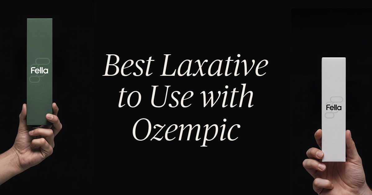 best laxative to use with ozempic