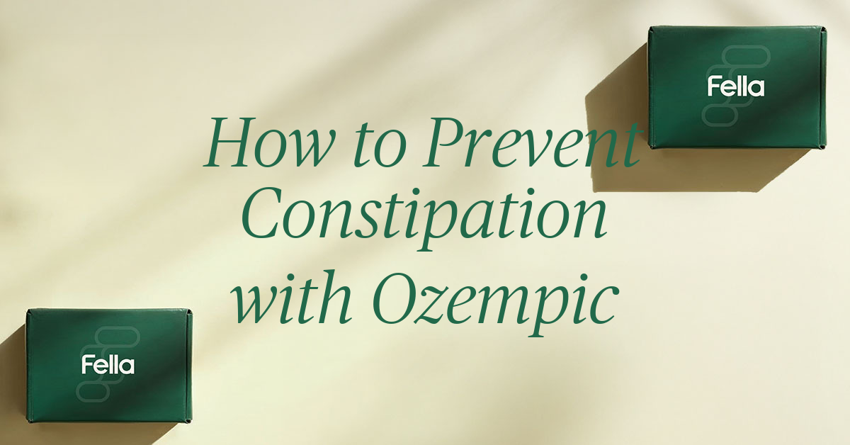 how to prevent constipation with ozempic