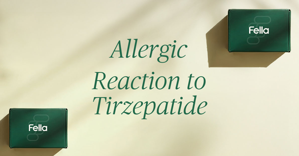 allergic reaction to tirzepatide injection