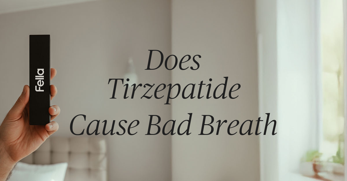 does tirzepatide cause bad breath