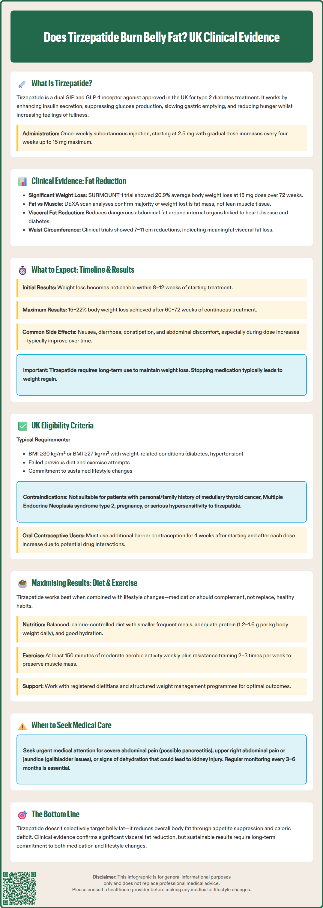does tirzepatide burn belly fat