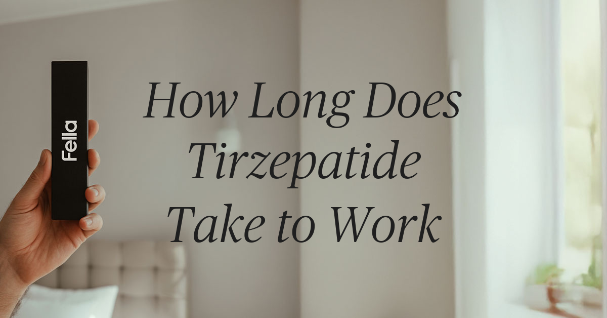 how long does it take for tirzepatide to kick in