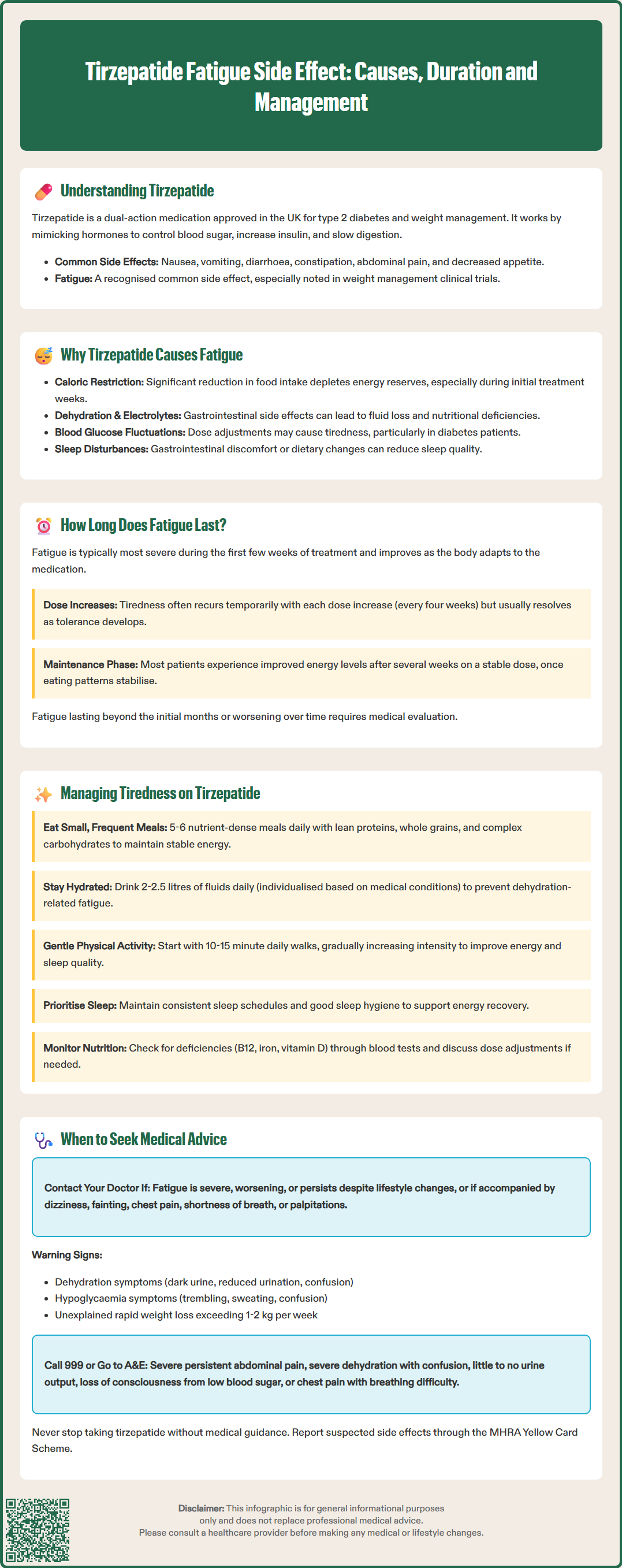 tirzepatide fatigue side effect
