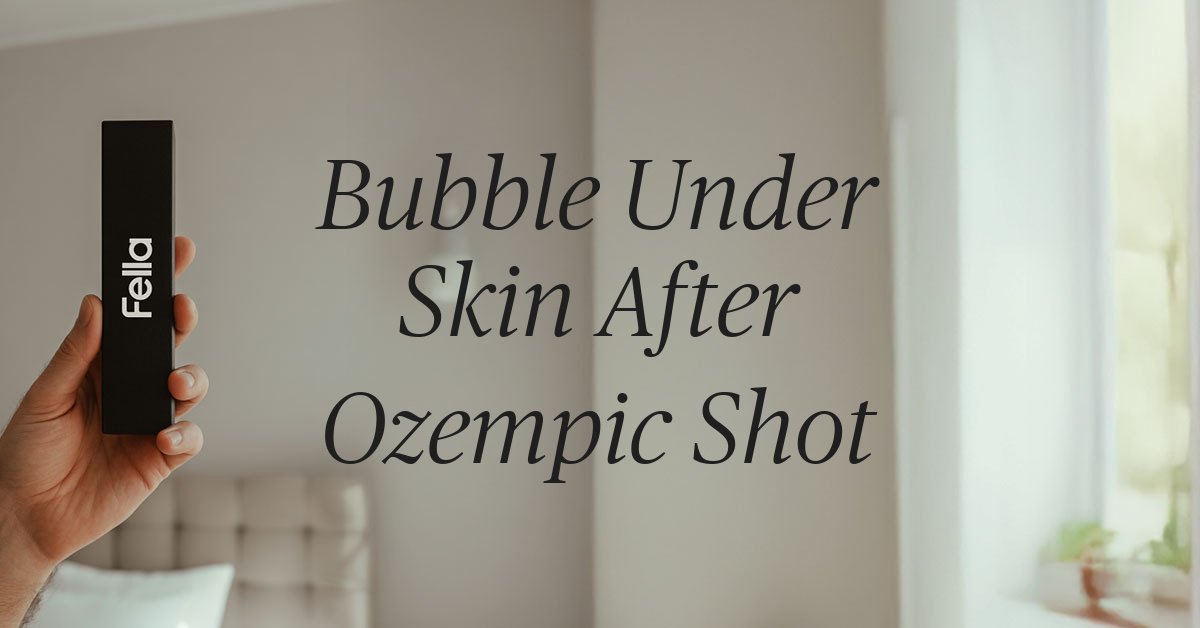 bubble under skin after ozempic injection