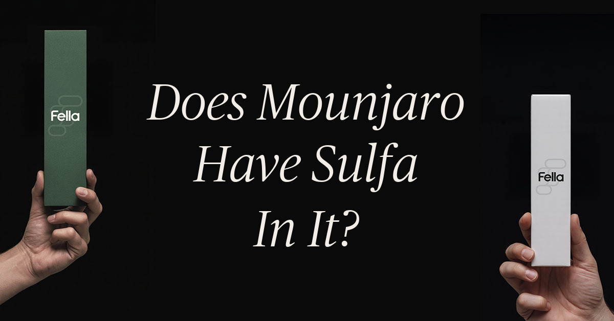 does mounjaro have sulfa in it