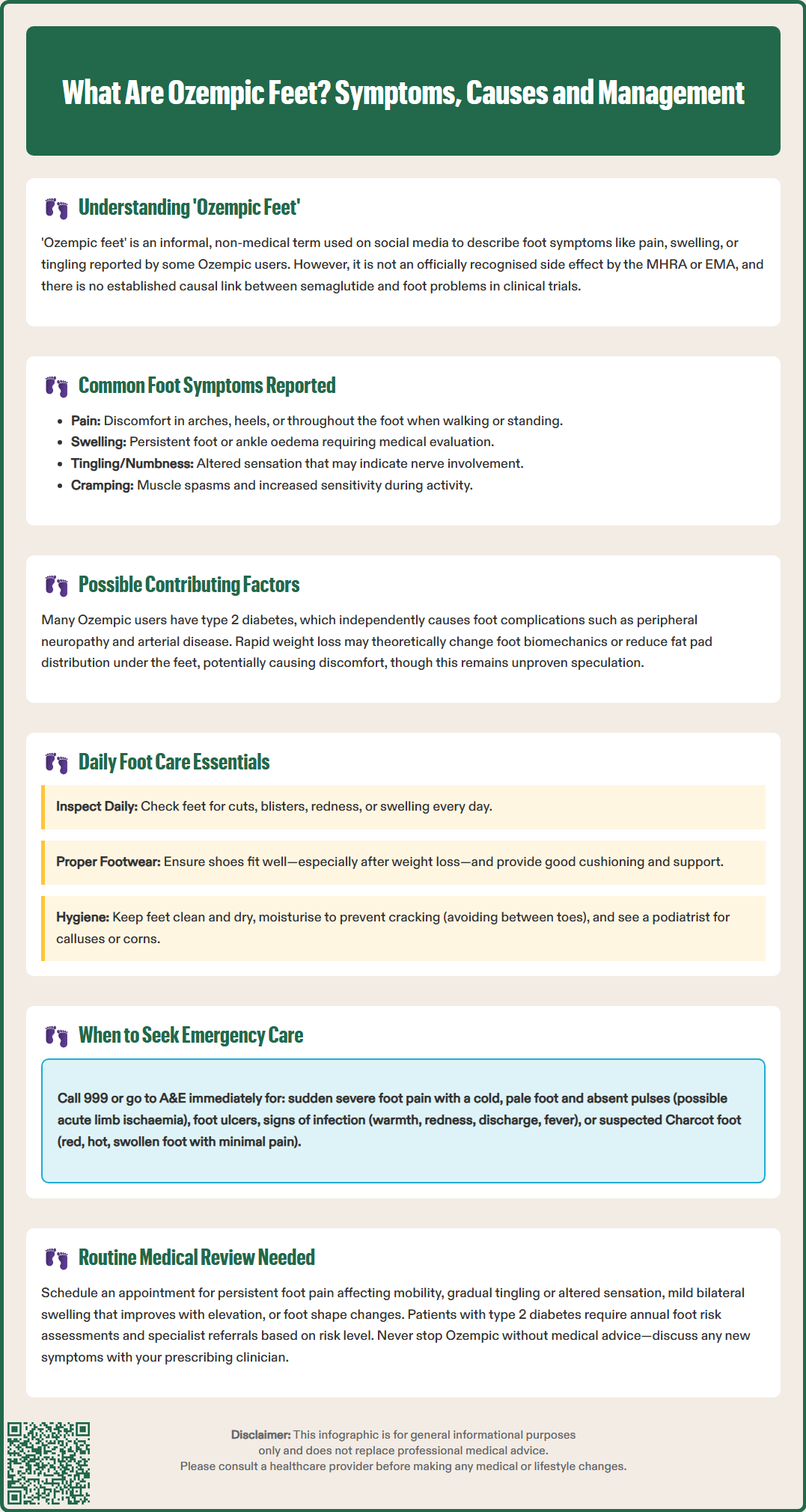 what are ozempic feet