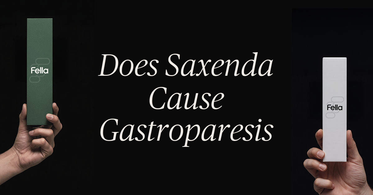 does saxenda cause gastroparesis
