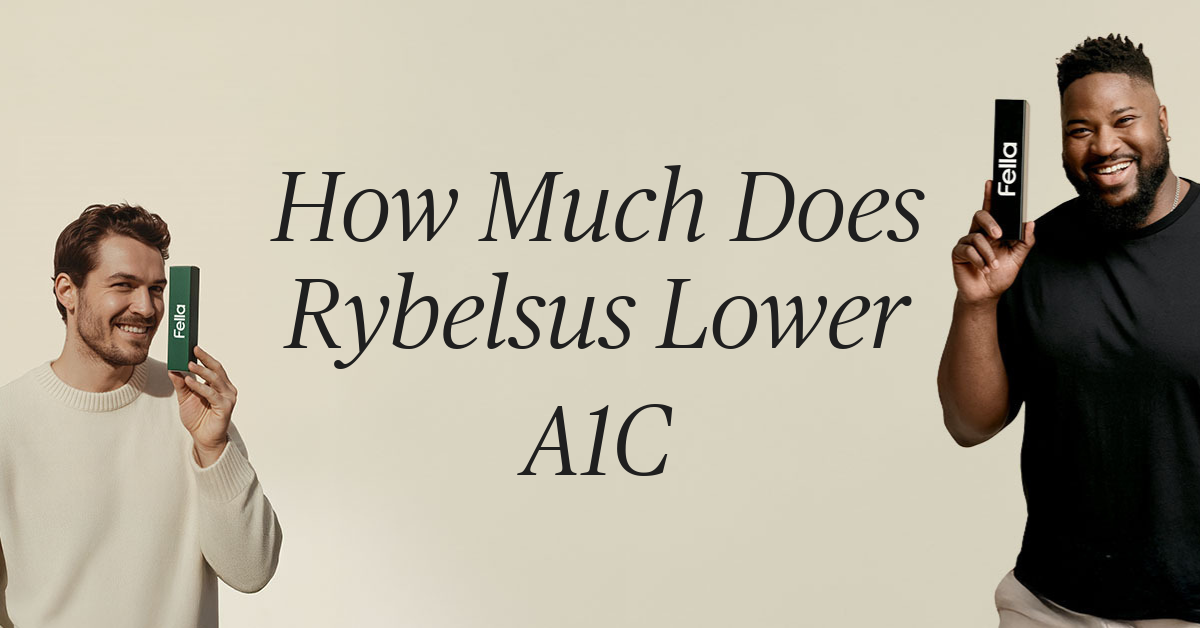 how much does rybelsus lower a1c