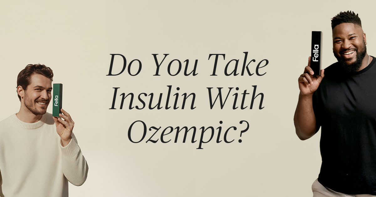 do you take insulin with ozempic