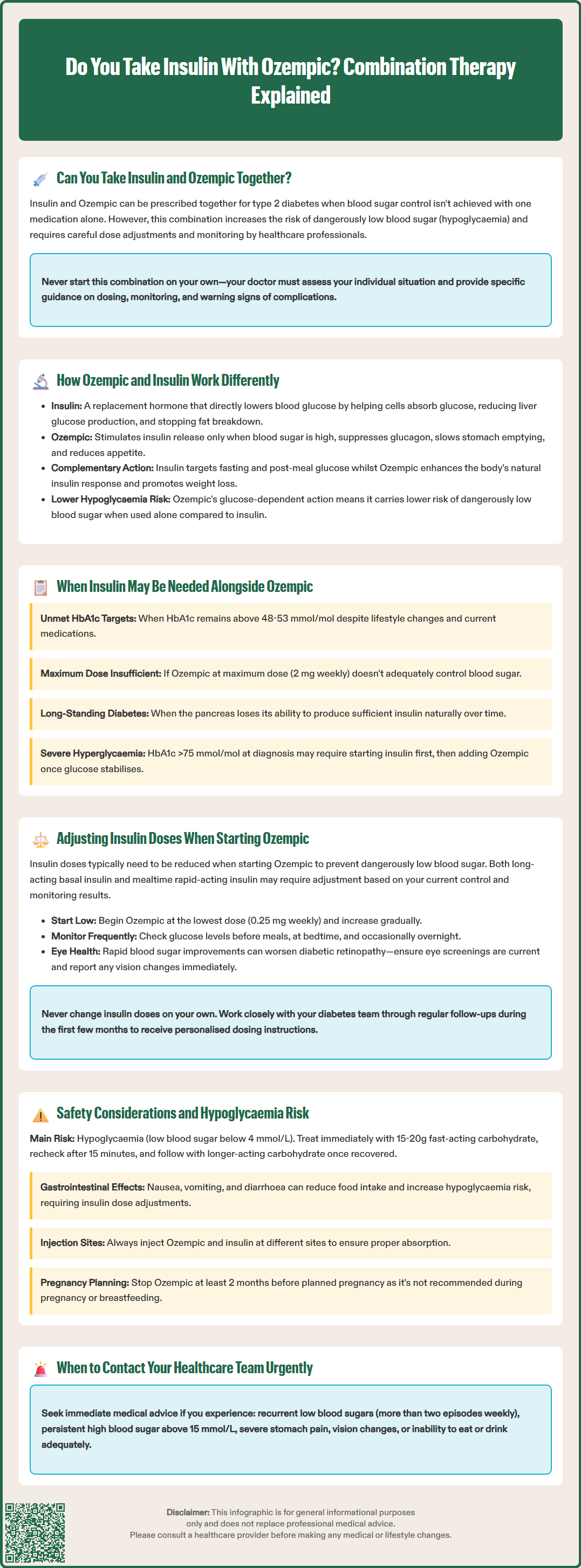do you take insulin with ozempic