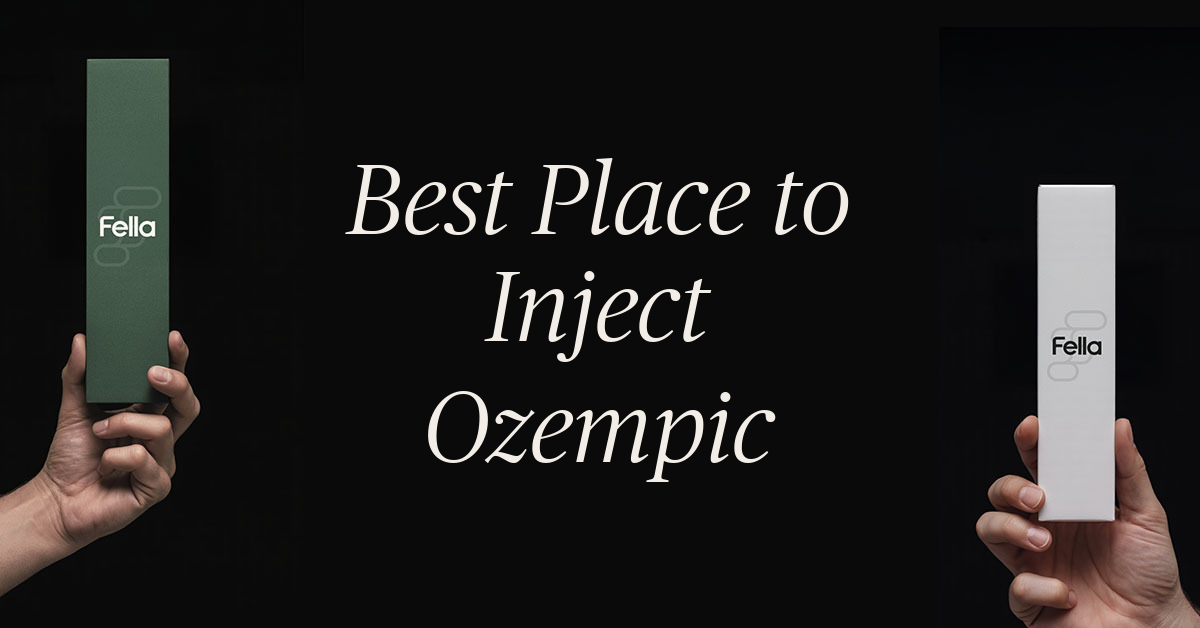 best place to inject ozempic