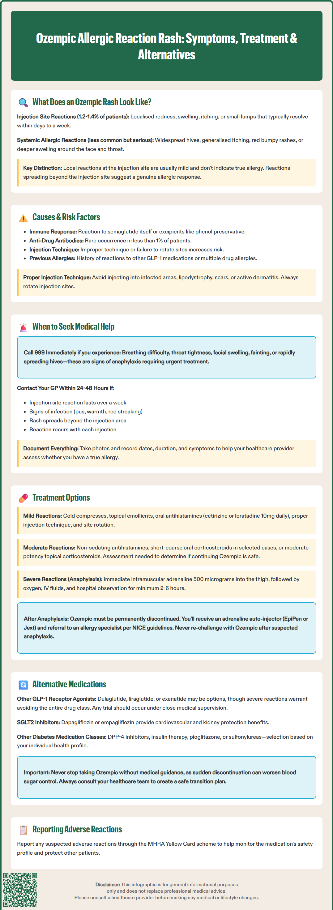 ozempic allergic reaction rash