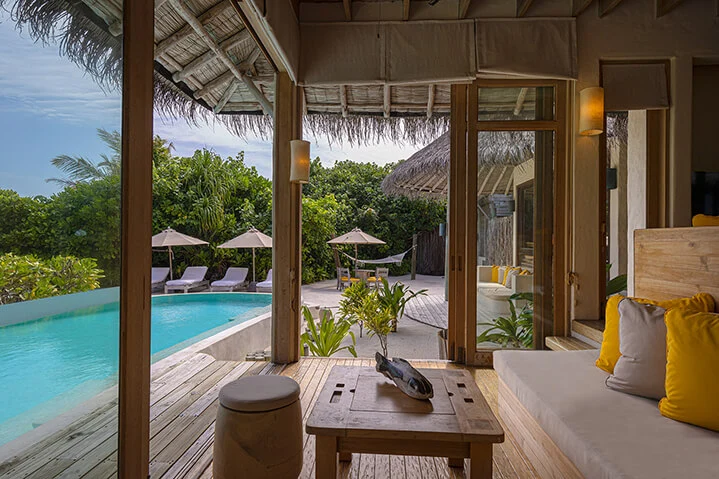TWO BEDROOM LAGOON BEACH VILLA WITH POOL SSLM
