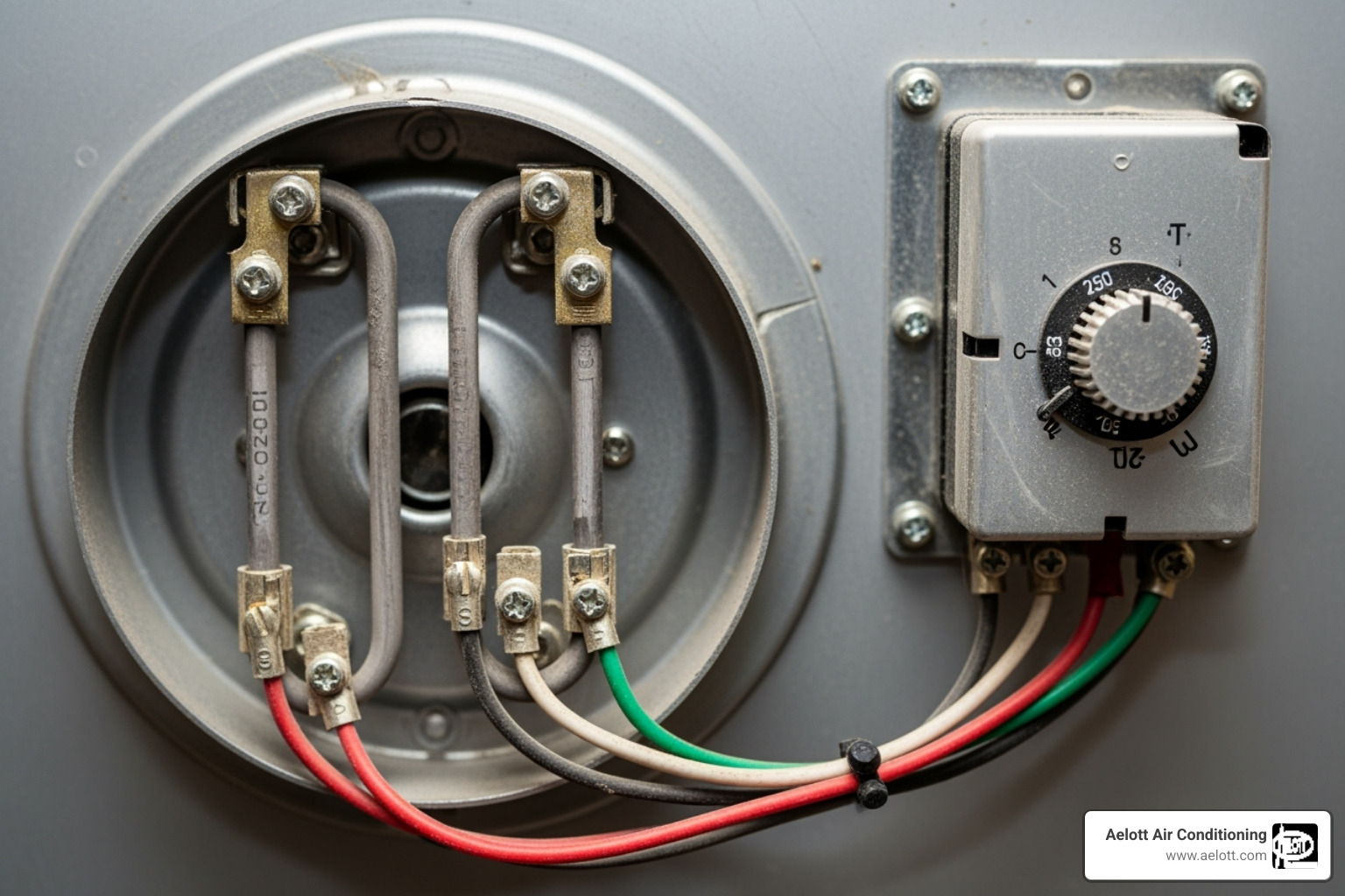 a water heater's thermostat and heating elements - hot water heater repair