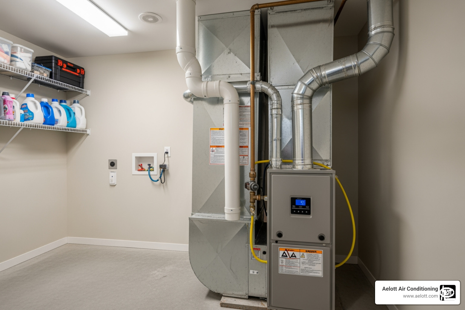 My furnace smells like gas, who should I call for an emergency check in the San Marcos area?