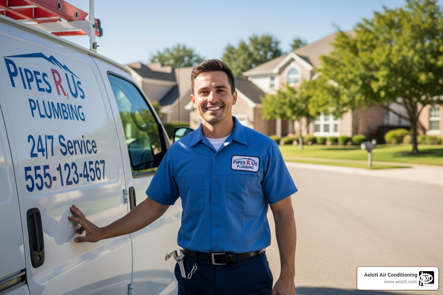 of a professional, friendly plumber with a van - commercial drain cleaning poway ca of a professional, friendly plumber with a van - commercial drain cleaning poway ca