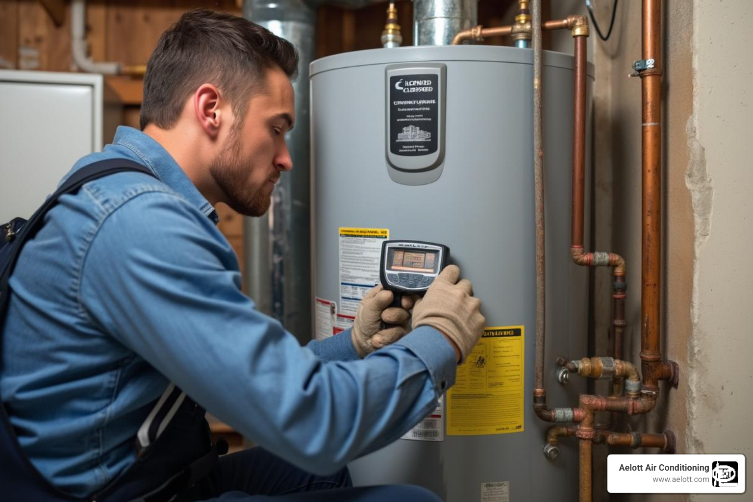 licensed plumber installing water heater - water heater installation Oceanside licensed plumber installing water heater - water heater installation Oceanside