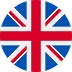 Flag of the United Kingdom inside a circle