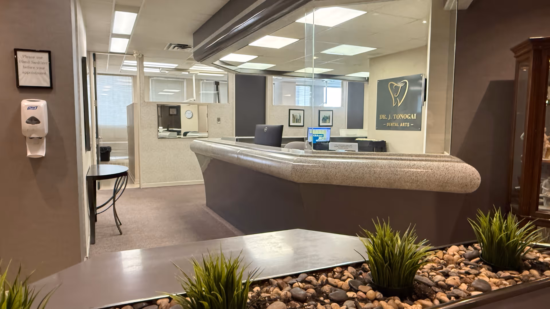 Reception of Tonogai Dental Arts