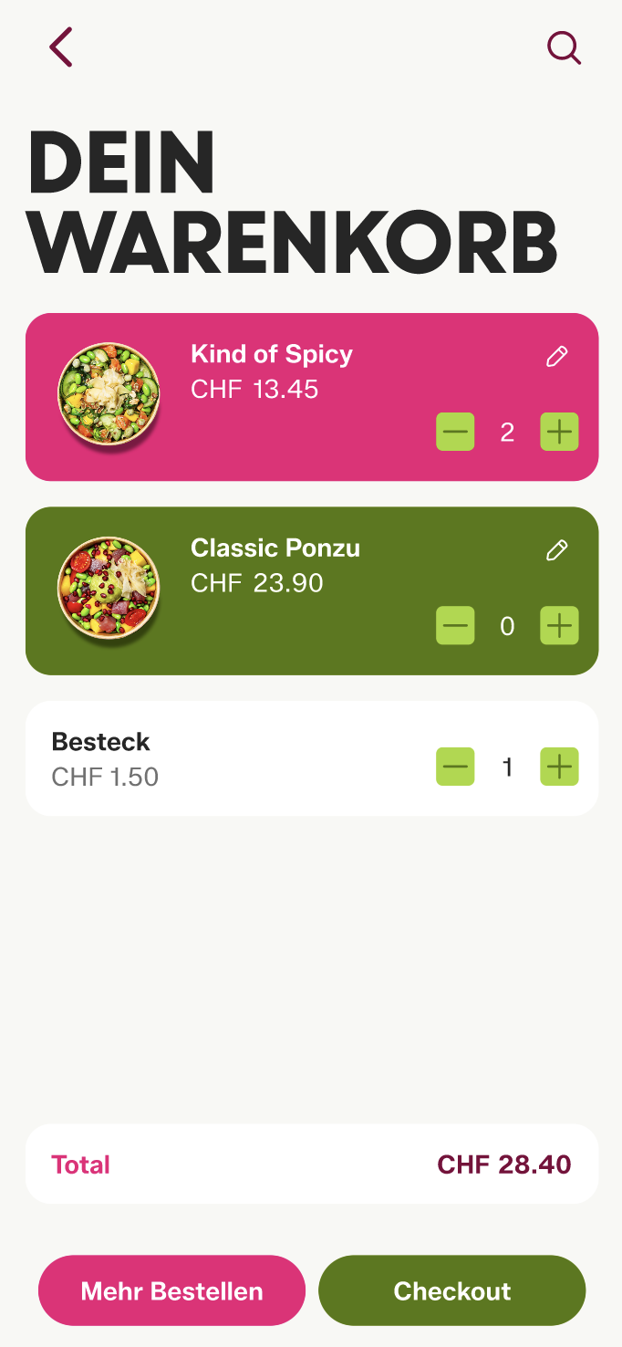 Order App Checkout