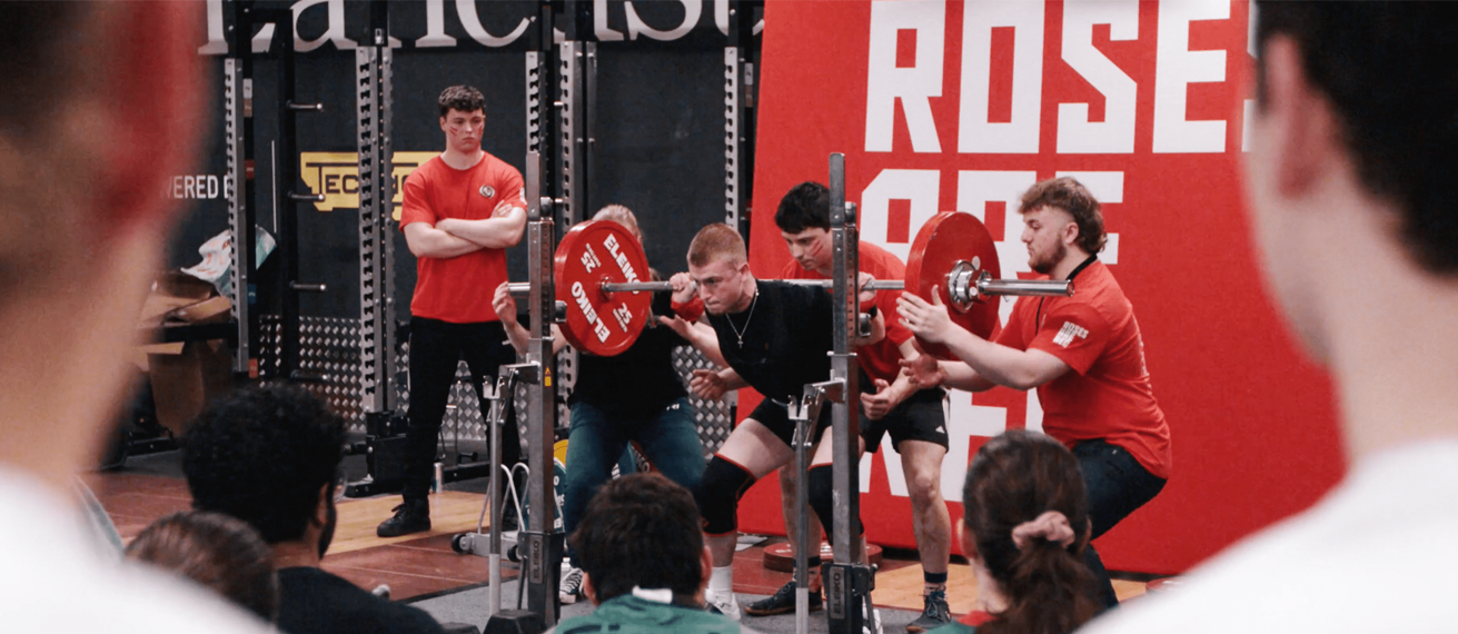 Shot from the Lancaster University Roses Tournament. Sports videography.