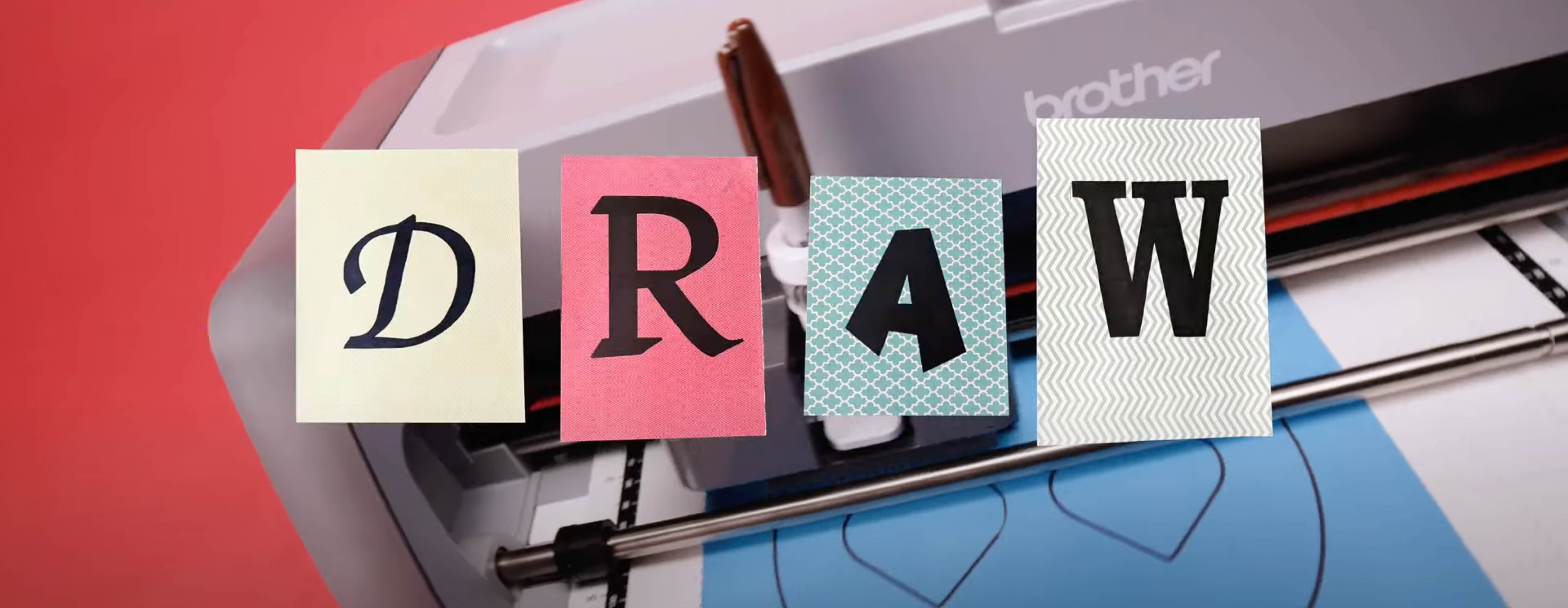 Still from Brother global advert showing custom graphics and animations.