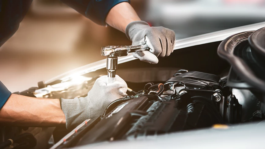 BYD, Detailansicht, Reparatur Motorraum