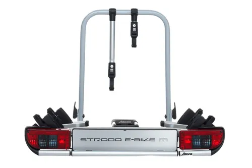 Heckfahrradträger in Silber Frontansicht