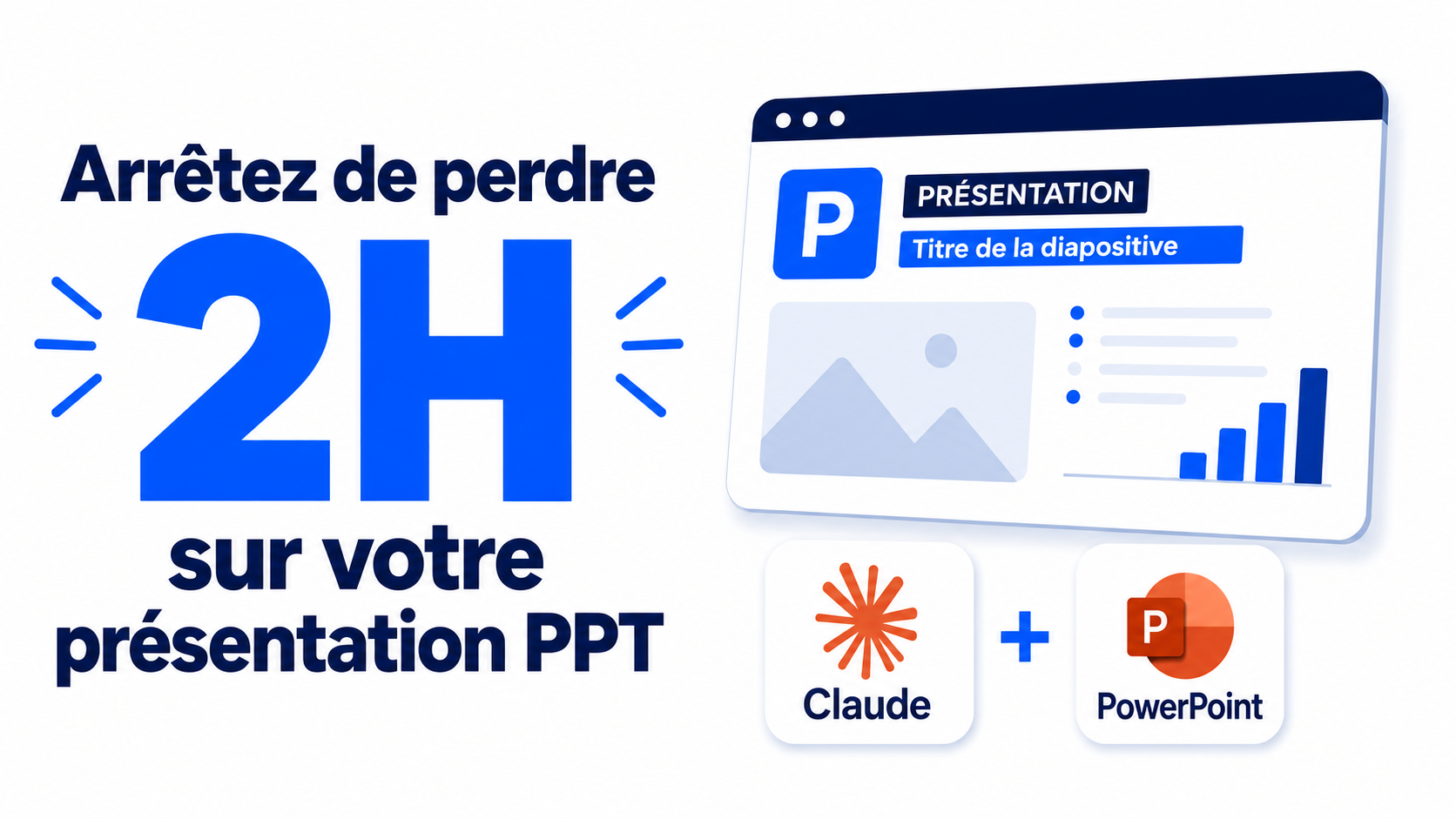 Interface de Claude dans PowerPoint générant des slides à partir d'un document Word ouvert en parallèle