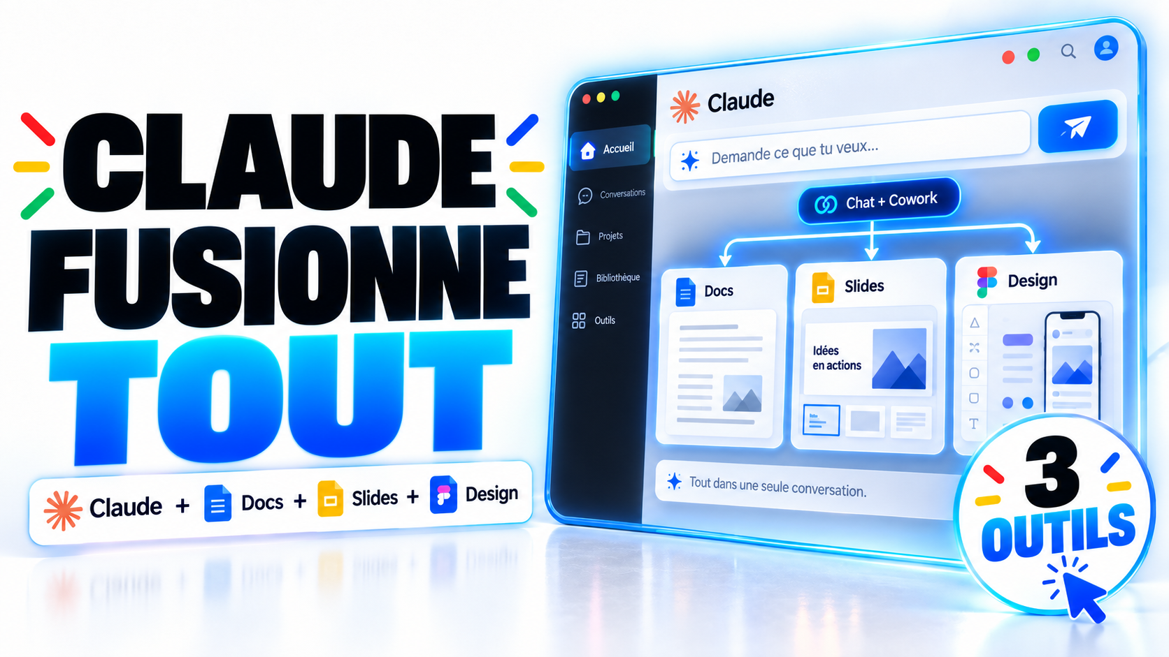 Un dirigeant prépare un compte-rendu et une présentation dans une seule conversation avec Claude