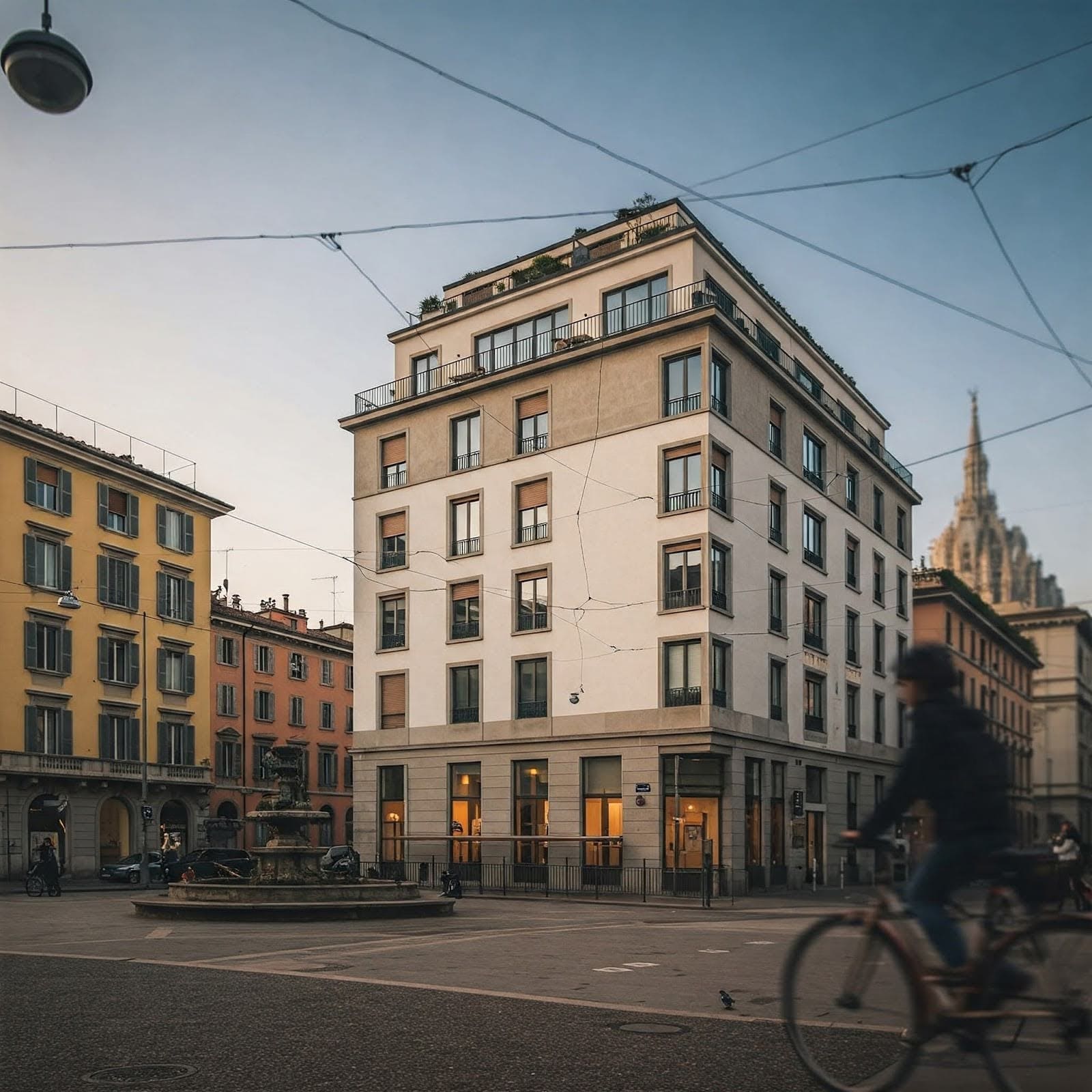 Un imponente immobile a Milano