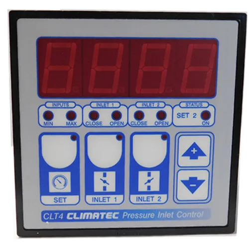 CLIMATEC CLT4 Pressure Inlet Control panel with digital display and control buttons.