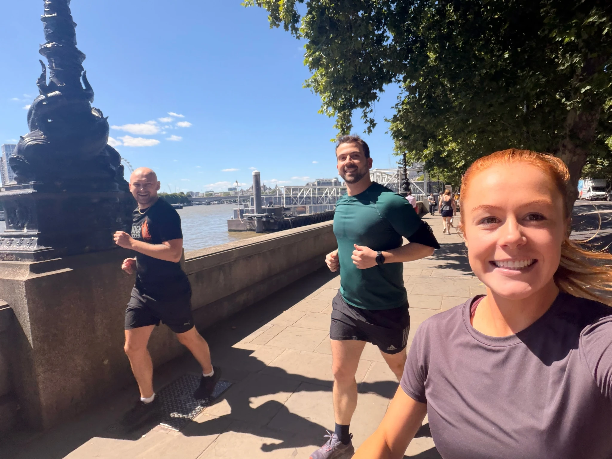 Lunchtime run along the Thames