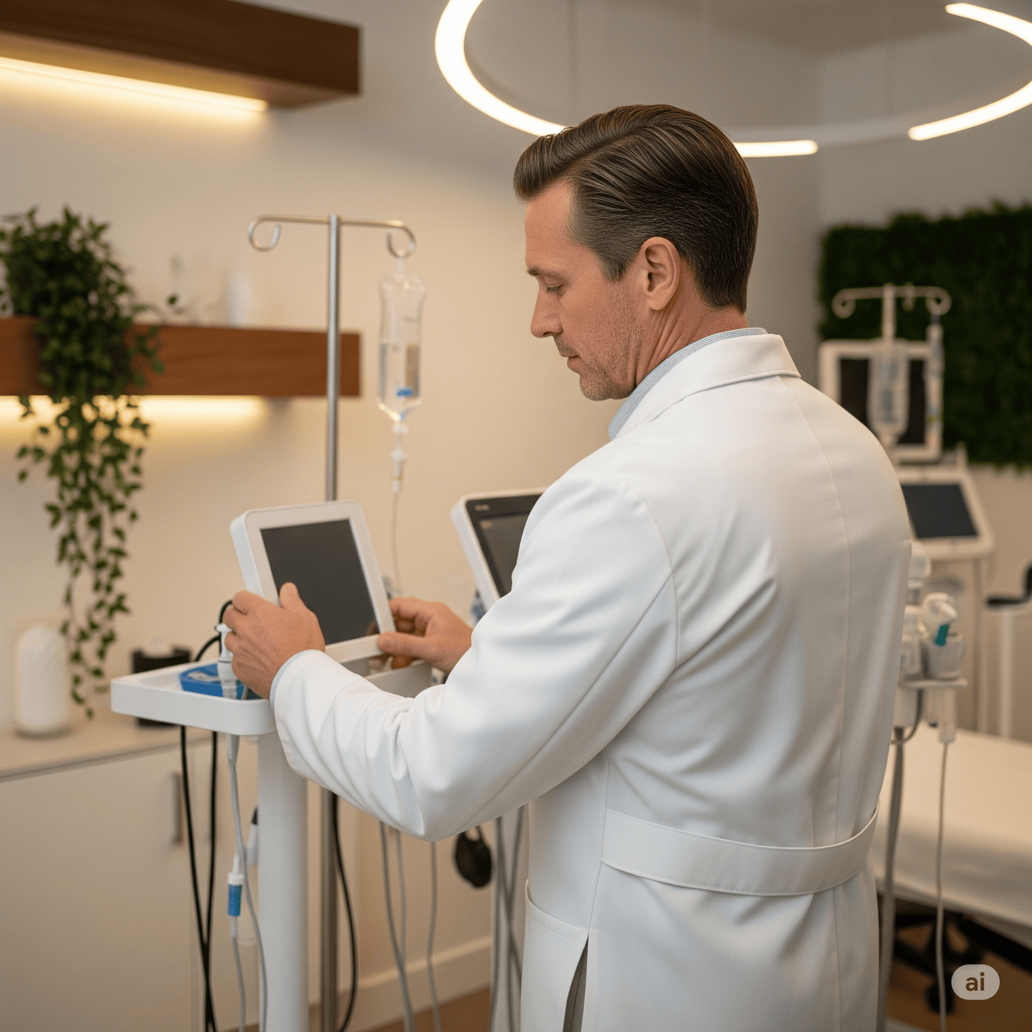 ER Doctor working in hospital