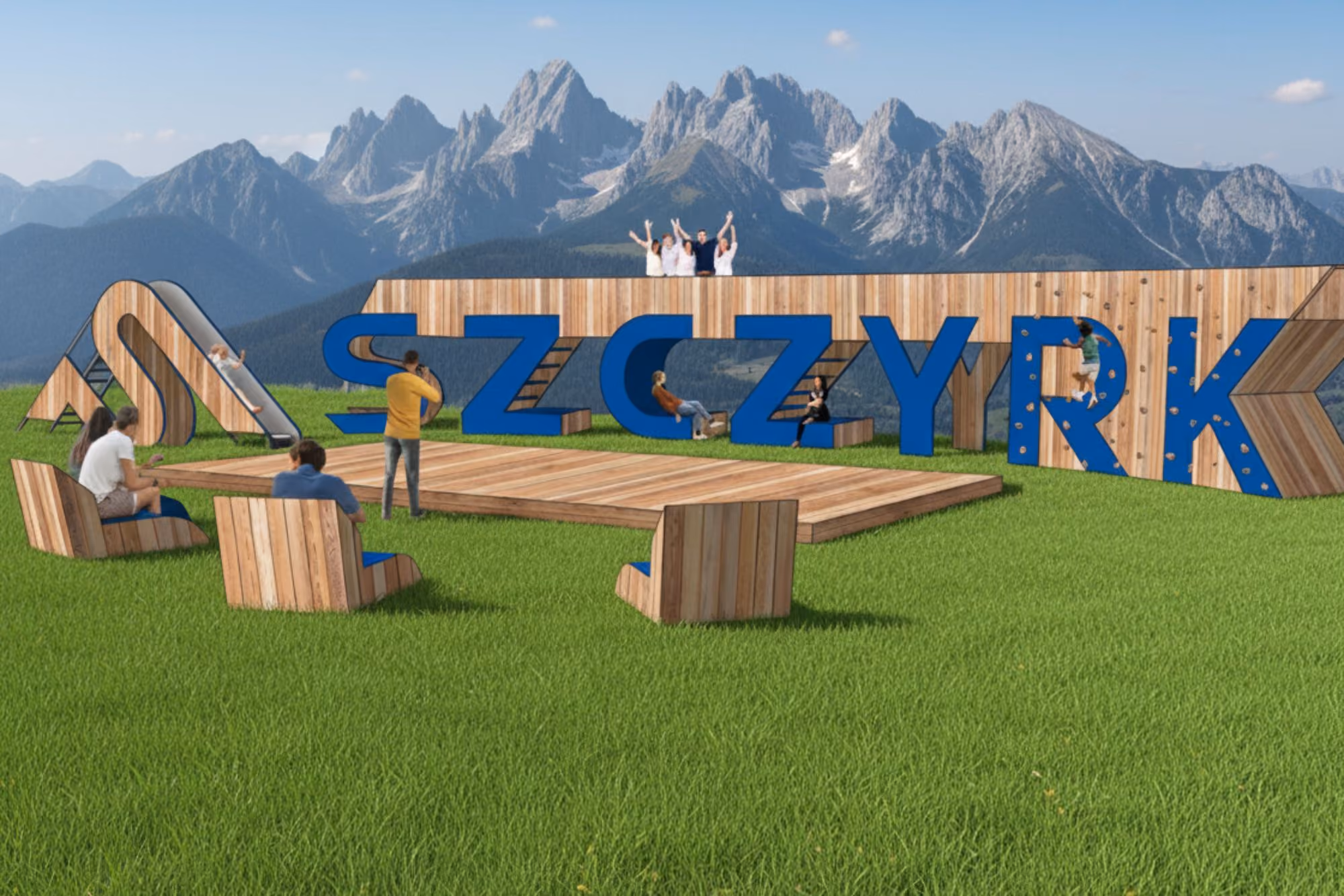 playful sign Szczyrk