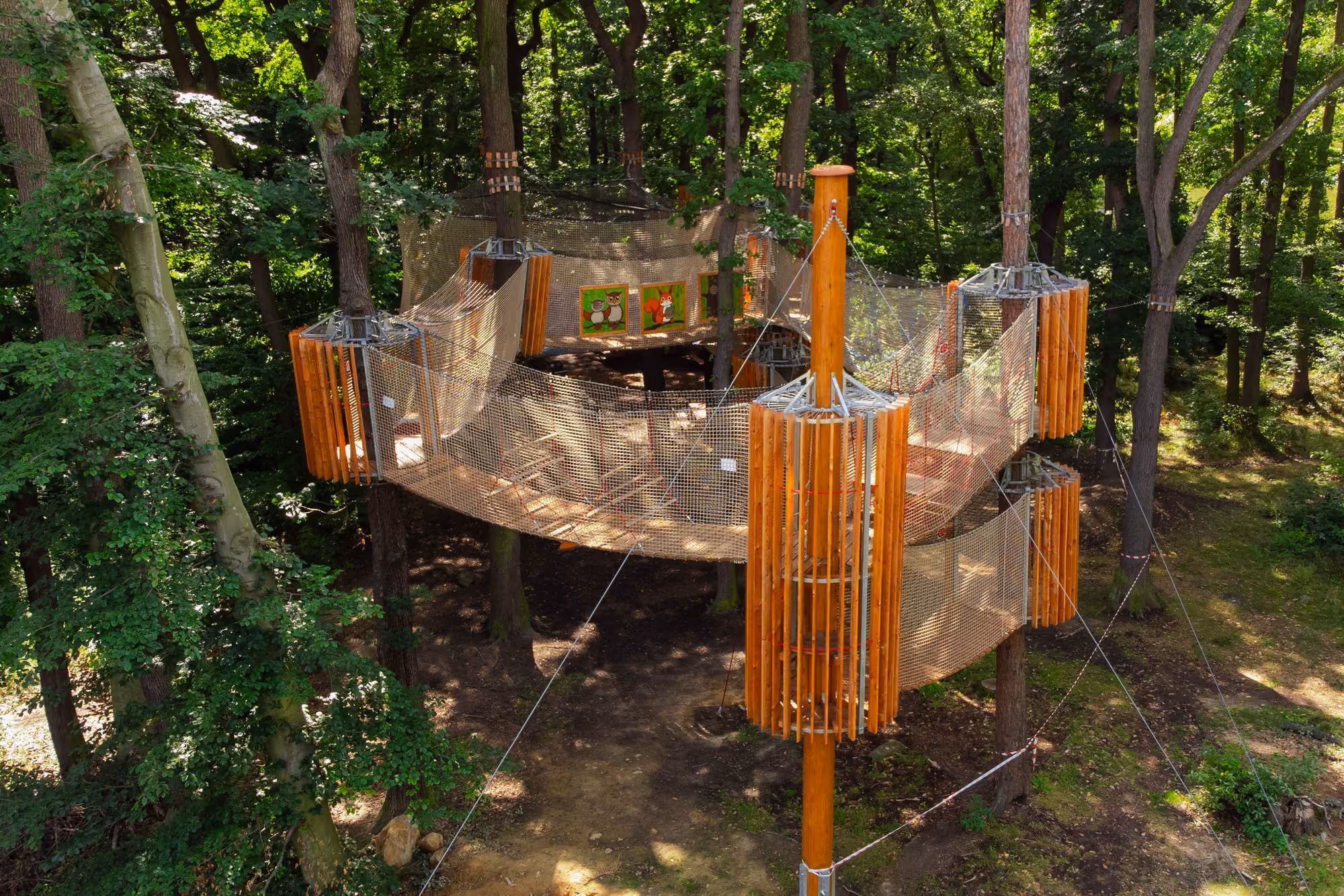 3D maze and net playground Osek