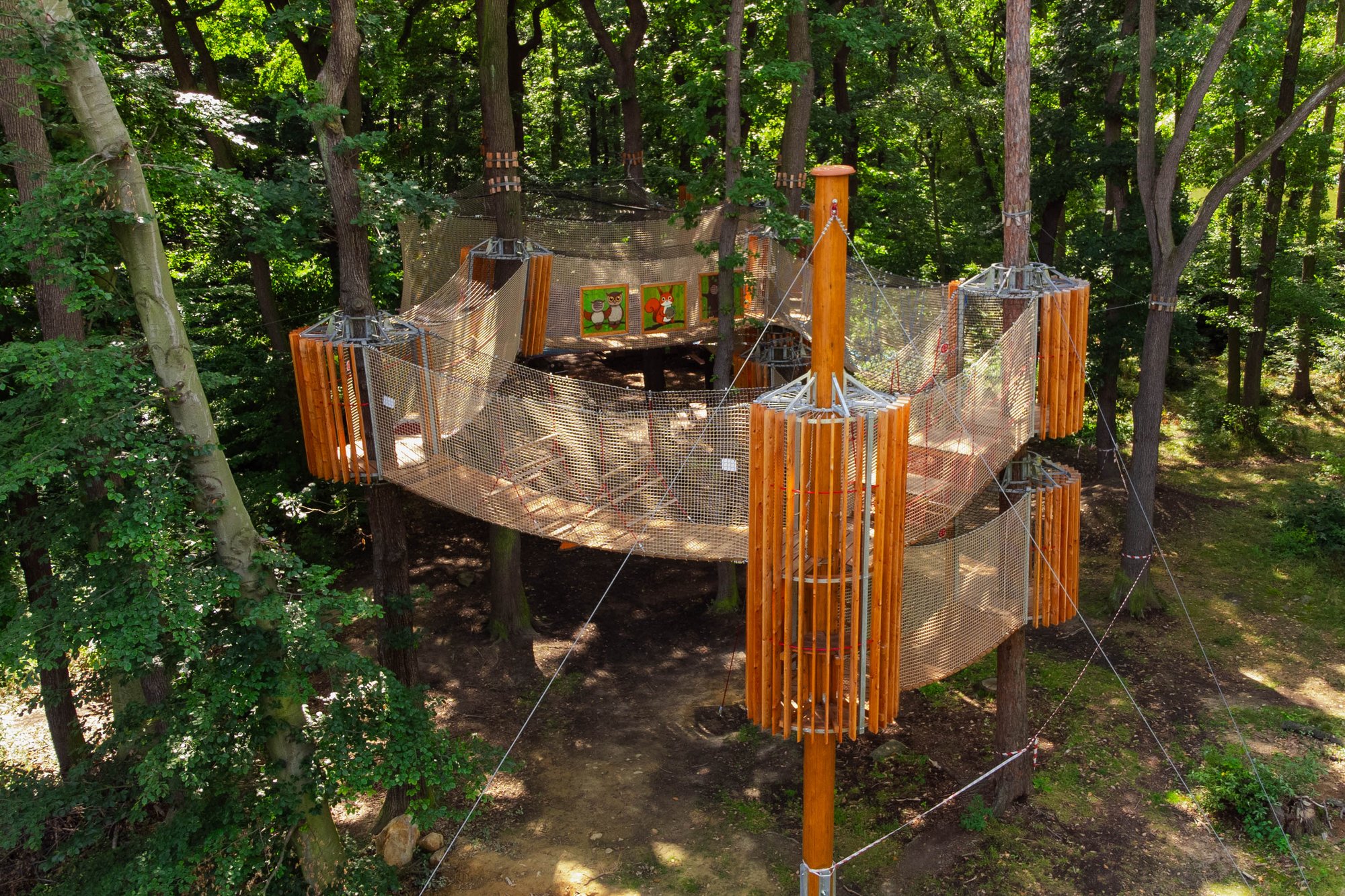 3D maze and net playground Osek