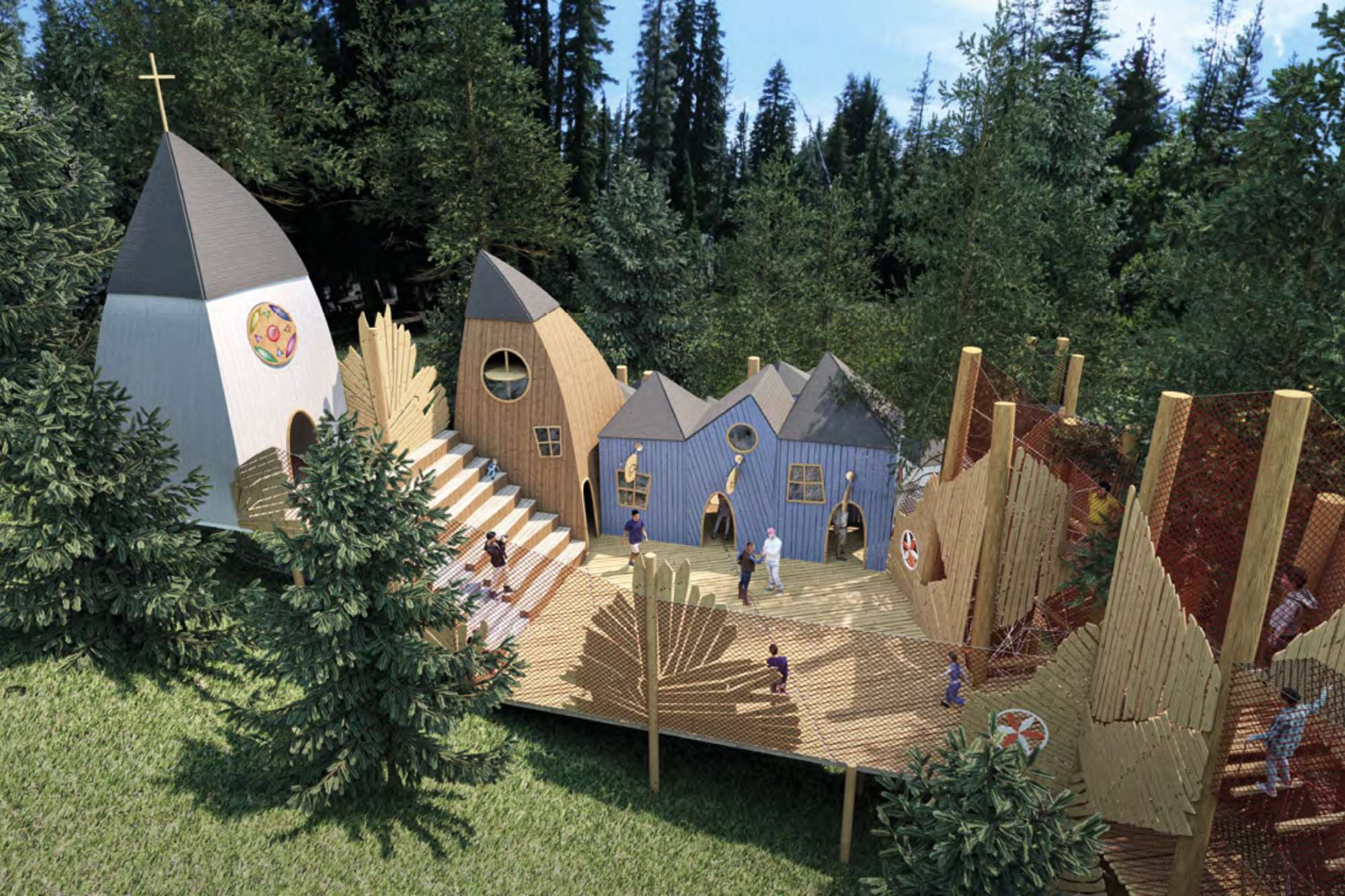 Family entertainement centre design / Návrh zábavního parku