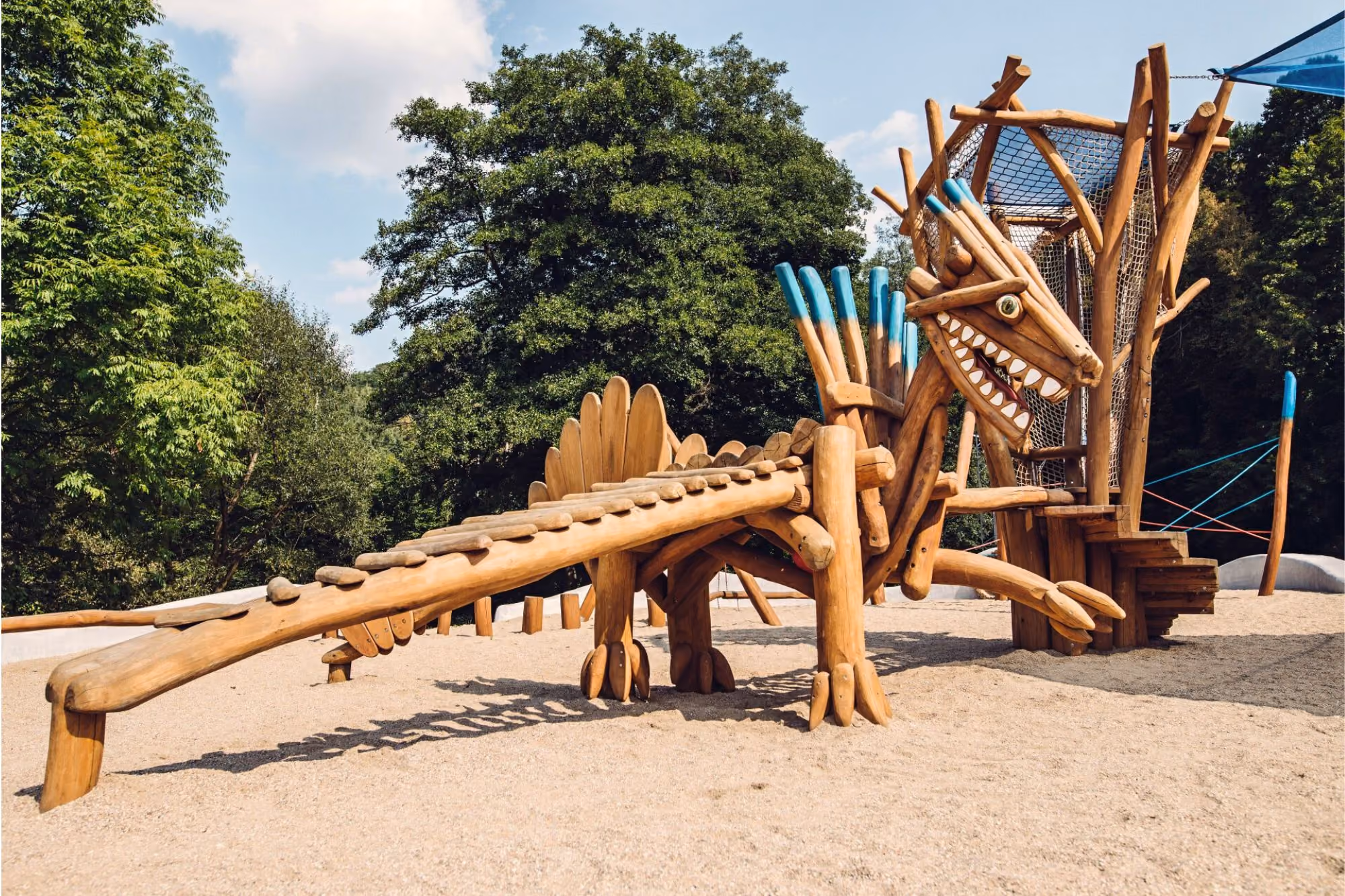 dragon play sculpture