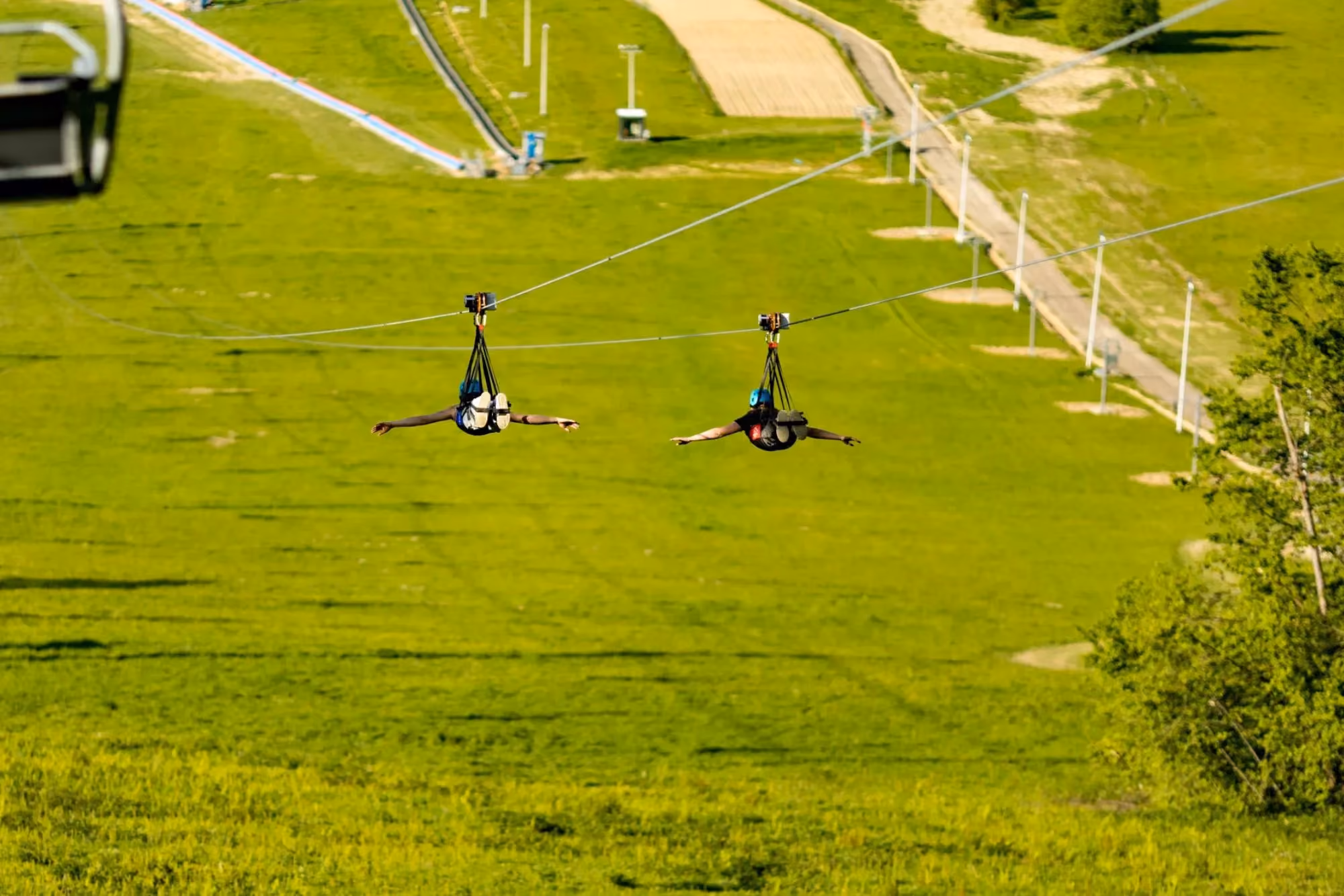 Longest zipline in Poland Wańkowa