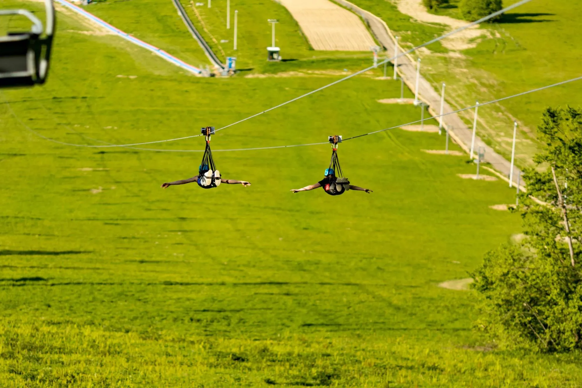 Longest zipline in Poland Wańkowa